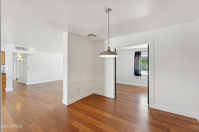 interior space featuring dark hardwood / wood-style floors