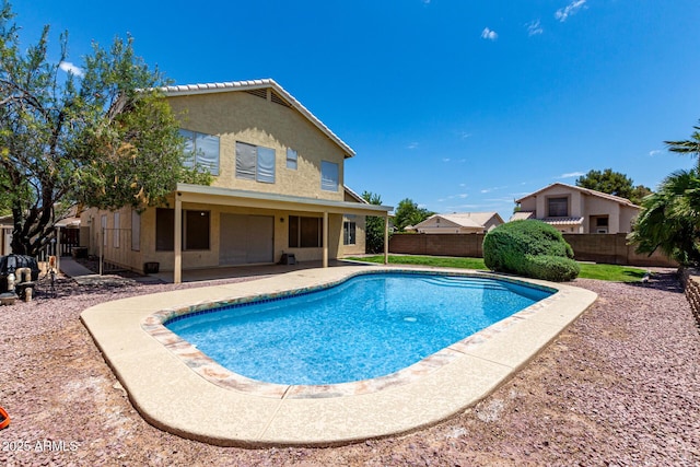 1403 W Goldfinch Way, Chandler, AZ 85286 - view of pool with a patio area and a fenced backyard