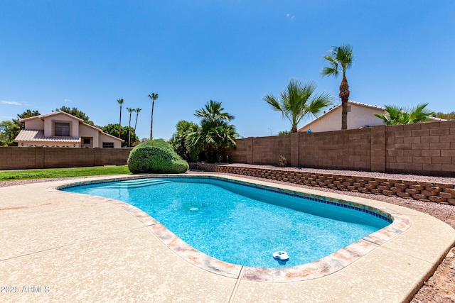 1403 W Goldfinch Way, Chandler, AZ 85286 - view of swimming pool with a fenced backyard and a patio area