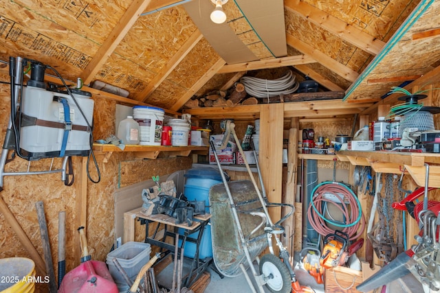 view of storage