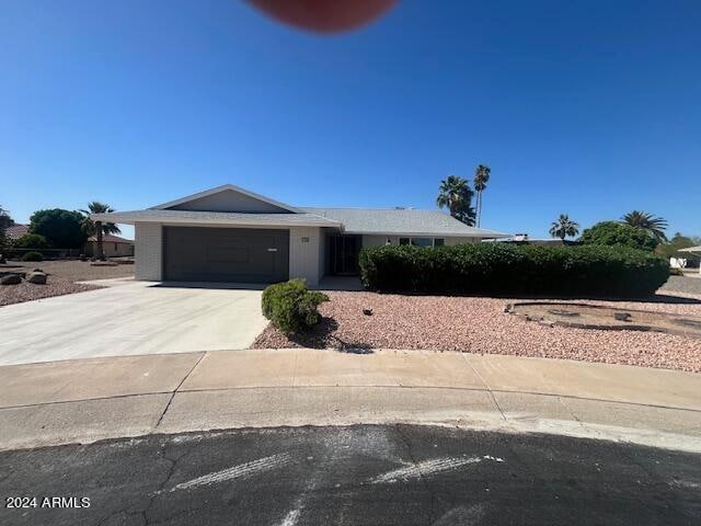 ranch-style house with a garage