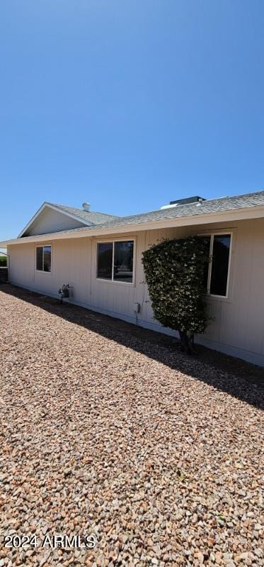 view of rear view of property