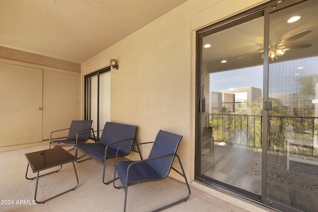 14910 N Kings Way Unit 206, Fountain Hills, AZ 85268 - view of patio / terrace featuring a balcony