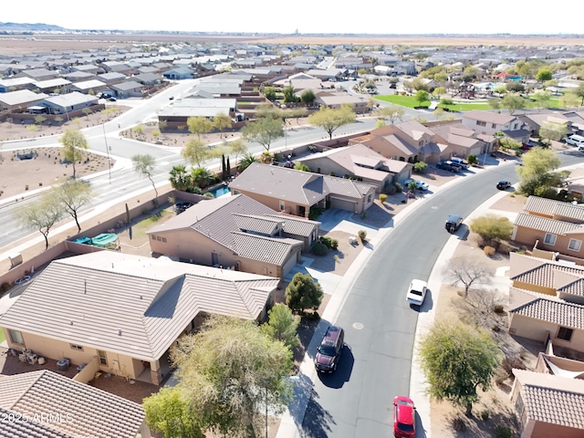 drone / aerial view featuring a residential view