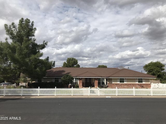 view of ranch-style house