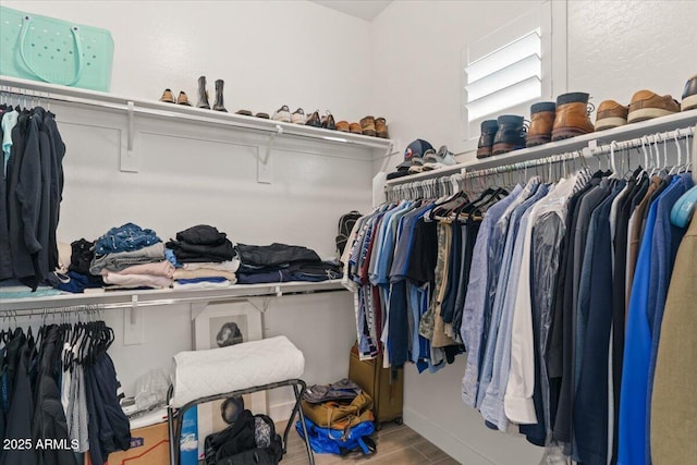 5860 E Sanford St, Mesa, AZ 85215 - walk in closet with wood finished floors