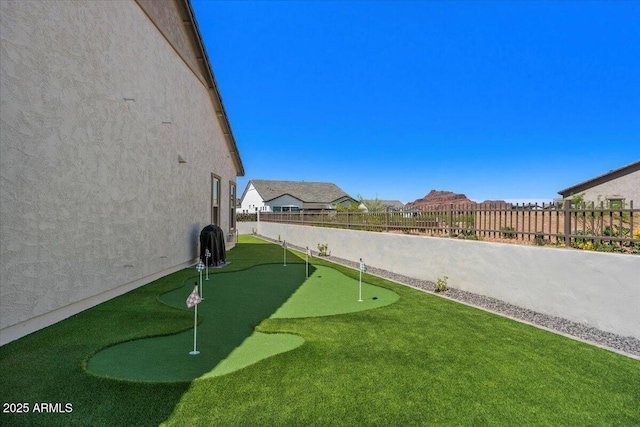 5860 E Sanford St, Mesa, AZ 85215 - view of yard featuring fence