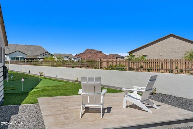 5860 E Sanford St, Mesa, AZ 85215 - view of patio featuring a fenced backyard