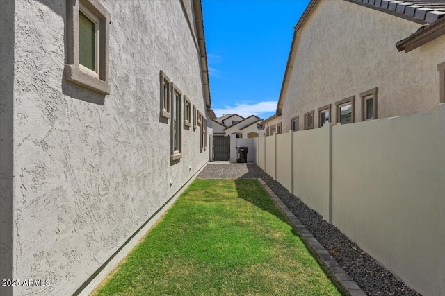 5860 E Sanford St, Mesa, AZ 85215 - view of yard featuring a fenced backyard