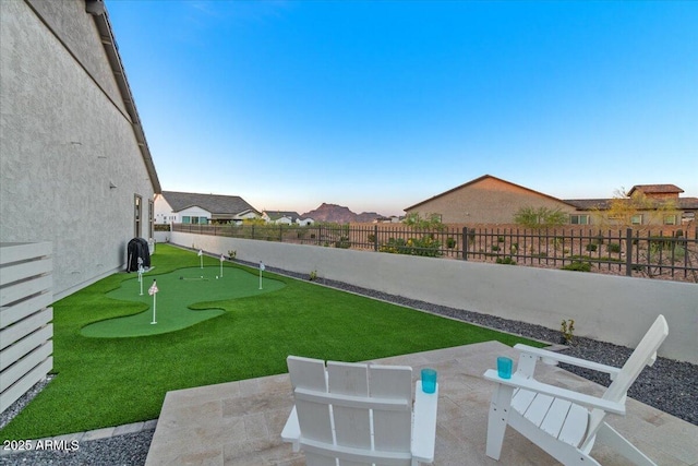 5860 E Sanford St, Mesa, AZ 85215 - view of yard featuring a fenced backyard and a patio