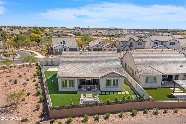 5860 E Sanford St, Mesa, AZ 85215 - birds eye view of property with a residential view