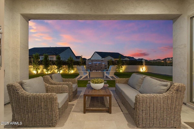 5860 E Sanford St, Mesa, AZ 85215 - view of patio featuring outdoor lounge area