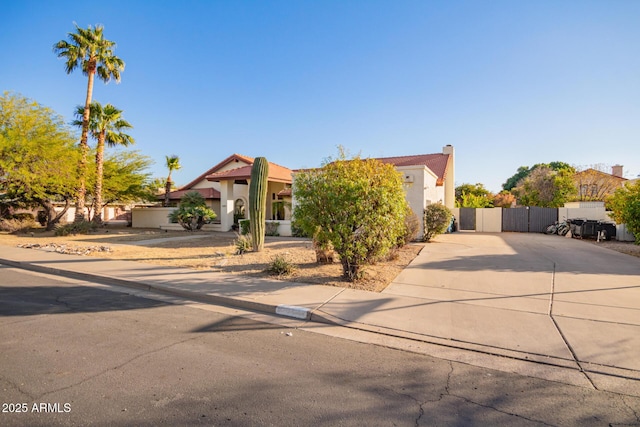 view of mediterranean / spanish house