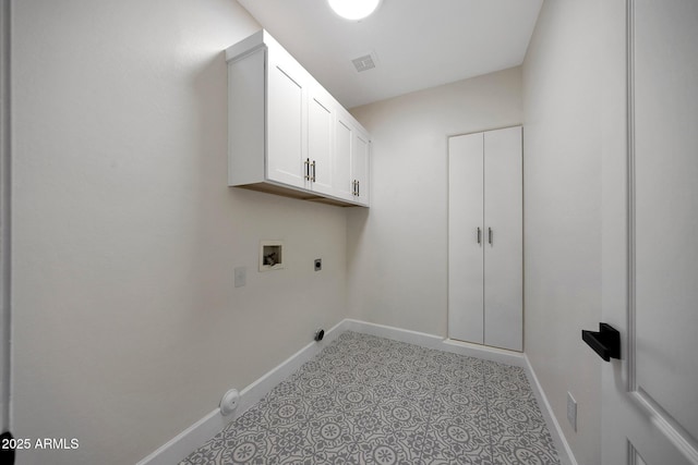 6435 E Monte Cristo Ave, Scottsdale, AZ 85254 - washroom featuring washer hookup, electric dryer hookup, cabinet space, and gas dryer hookup