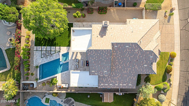 6435 E Monte Cristo Ave, Scottsdale, AZ 85254 - drone / aerial view of a pool area