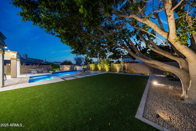 6435 E Monte Cristo Ave, Scottsdale, AZ 85254 - fenced backyard featuring a patio area