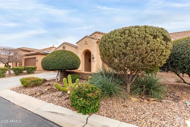 3937 N Smithsonian Dr, Florence, AZ 85132 - view of front of home featuring stucco siding and a tile roof