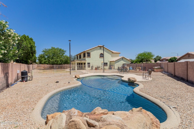 6276 N 75th Ln, Glendale, AZ 85303 - view of pool with a patio and a fenced backyard