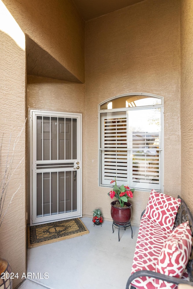 view of entrance to property