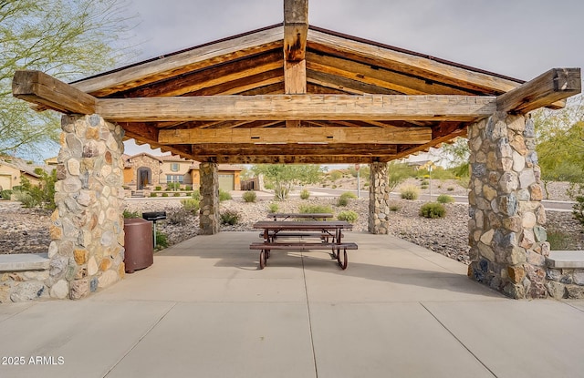 view of patio / terrace featuring outdoor dining space