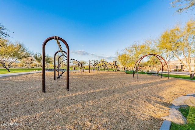 view of communal playground