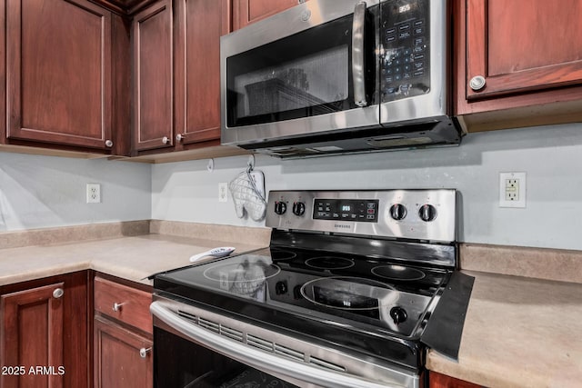 kitchen with stainless steel appliances