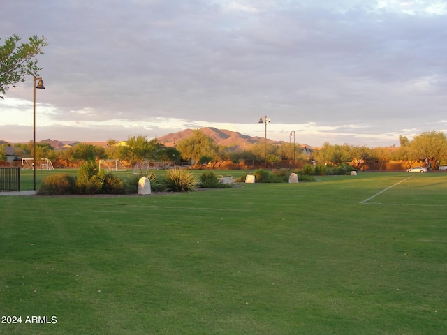4512 W Stoneman Dr, Anthem, AZ 85086 - surrounding community with a mountain view and an area for soccer