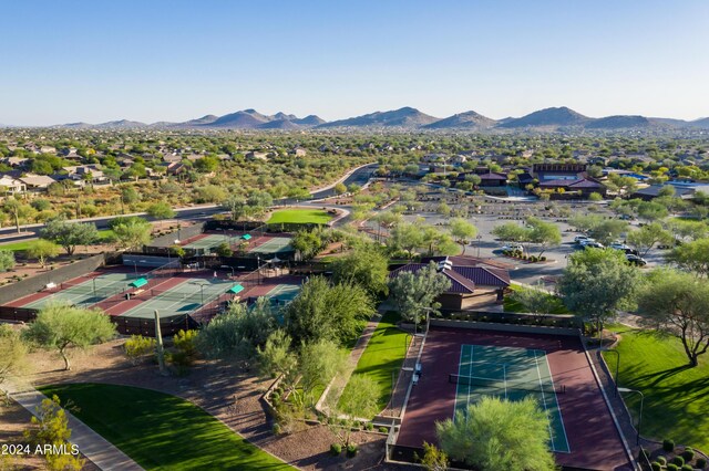 4512 W Stoneman Dr, Anthem, AZ 85086 - aerial perspective of suburban area with a mountainous background