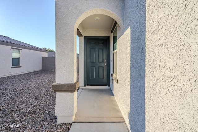 view of entrance to property