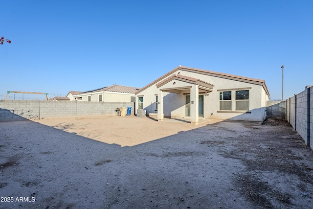 view of rear view of property