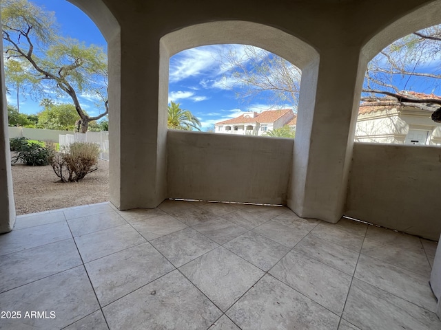 view of patio / terrace featuring a balcony