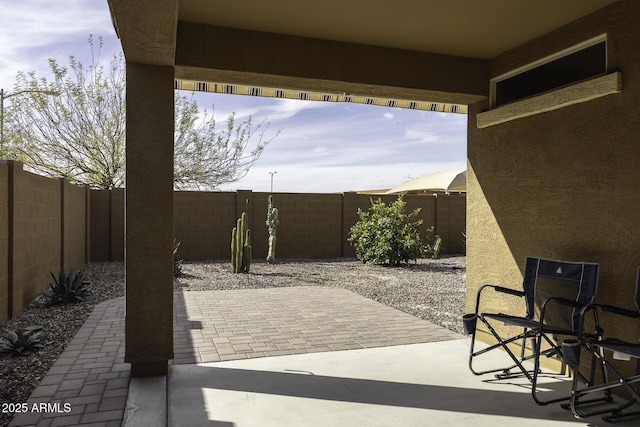 view of patio