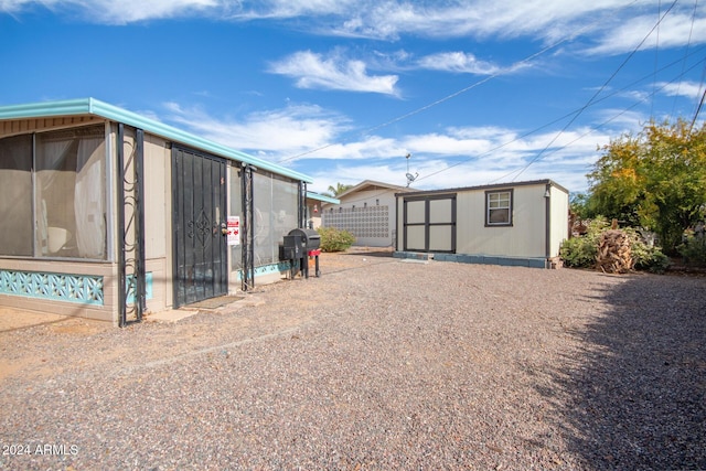 view of outbuilding