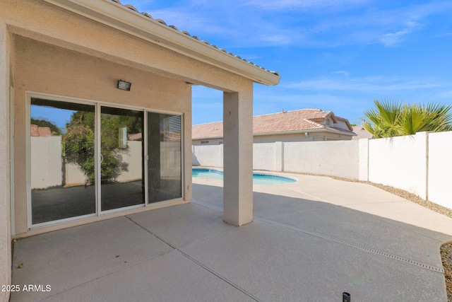 5252 W Pontiac Dr, Glendale, AZ 85308 - view of patio / terrace featuring a fenced backyard and a fenced in pool
