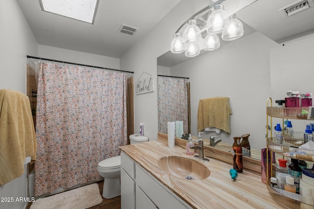 6008 W Augusta Ave, Glendale, AZ 85301 - bathroom with vanity and a chandelier