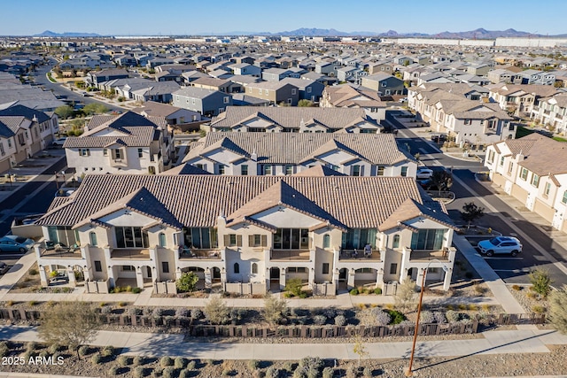 9835 E Wavelength Ave, Mesa, AZ 85212 - drone / aerial view featuring a mountain view and a residential view