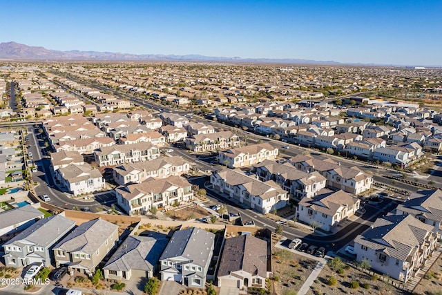 9835 E Wavelength Ave, Mesa, AZ 85212 - bird's eye view featuring a mountain view and a residential view