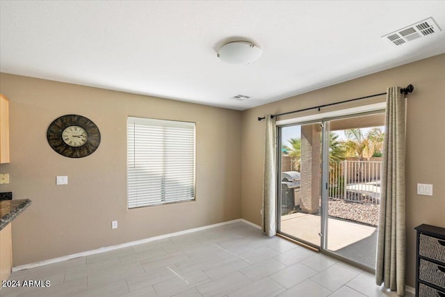 interior space featuring a wealth of natural light