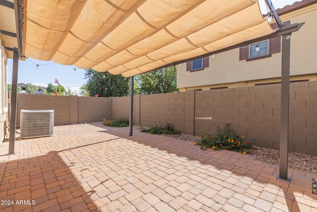 view of patio / terrace with cooling unit