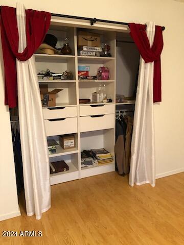 view of closet