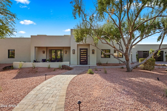 view of pueblo-style house