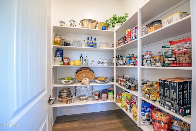 view of pantry