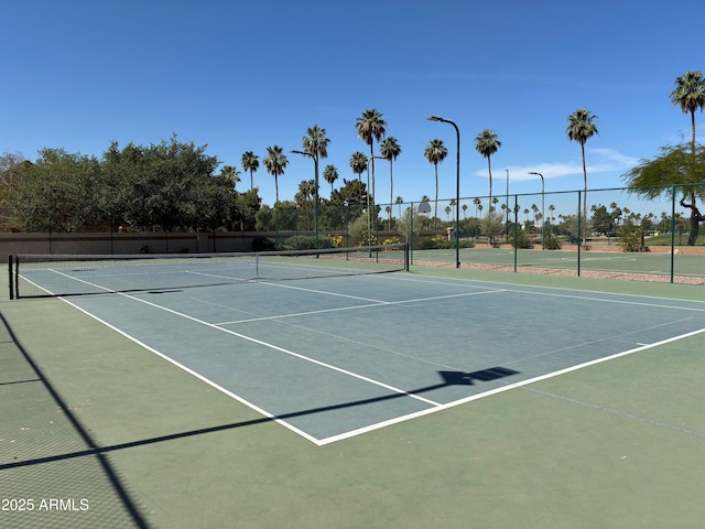 1802 W Encinas St, Gilbert, AZ 85233 - view of tennis court with community basketball court