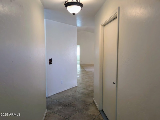 corridor with tile patterned floors