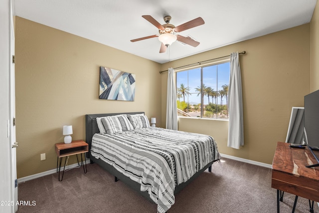 14430 W Windsor Ave, Goodyear, AZ 85395 - carpeted bedroom with baseboards and ceiling fan