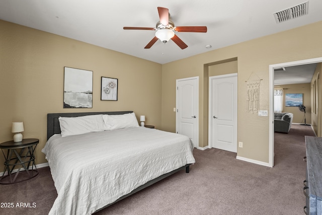 14430 W Windsor Ave, Goodyear, AZ 85395 - carpeted bedroom with baseboards and ceiling fan