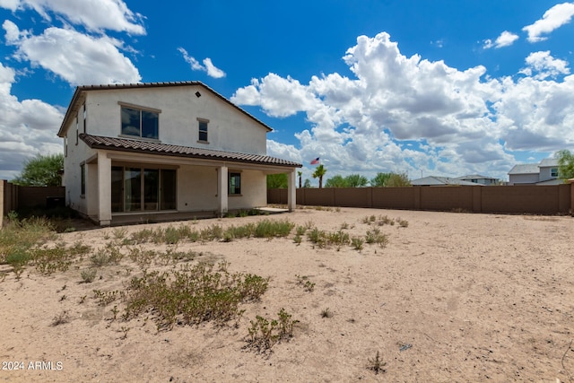 view of back of property