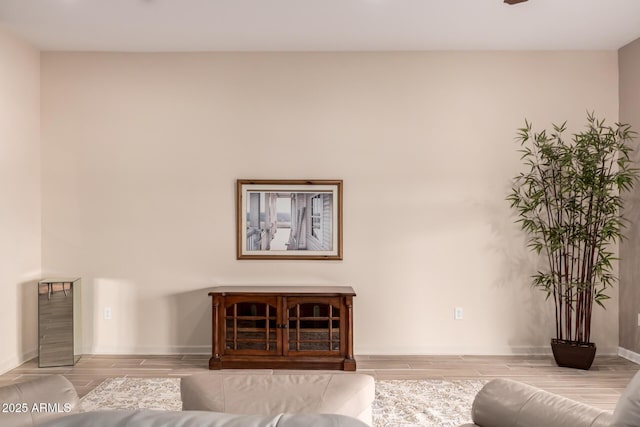 view of unfurnished living room