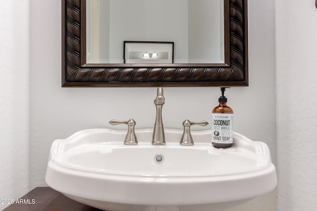 interior details with sink