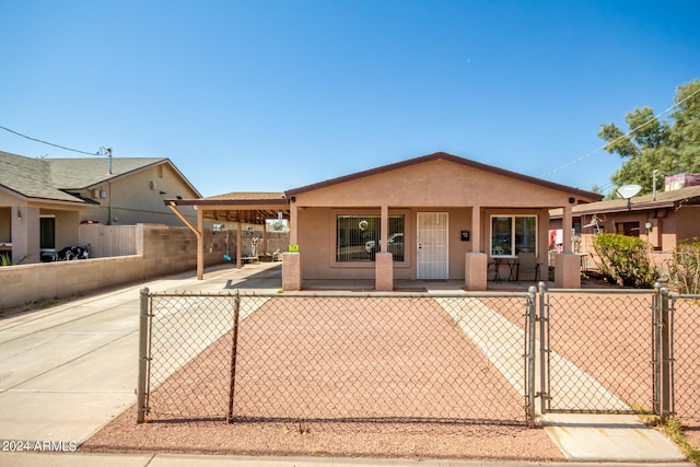 view of ranch-style home